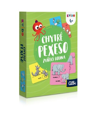 Chytré pexeso - Zvířecí rodina 2. vydání