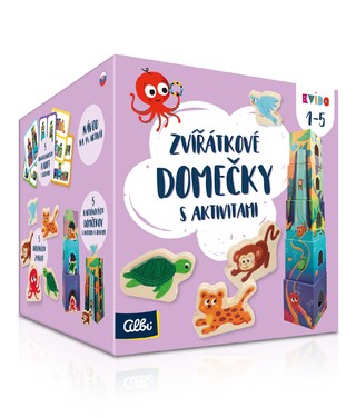Zvířátkové domečky s aktivitami