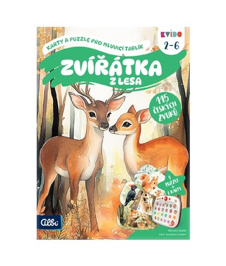 Karty a puzzle pro Mluvicí tablík - Zvířátka z lesa