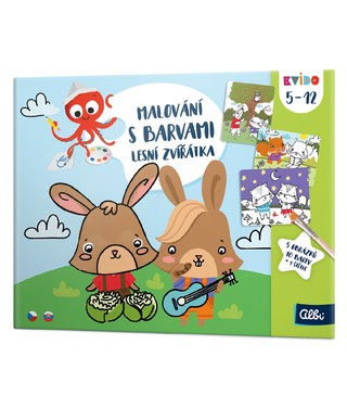 Malování s barvami: Lesní zvířátka